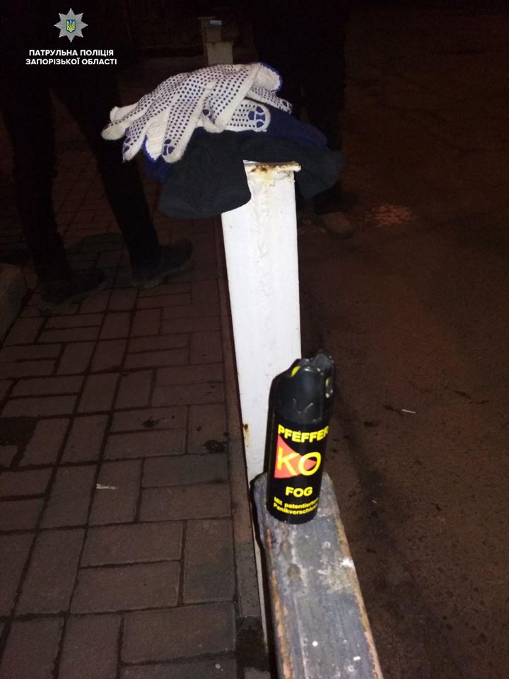 В Запорожье ночью люди в балаклавах пытались поджечь агитационные билборды (ФОТО)