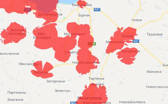 В Запорожской области значительно расширили диапазон 4G (КАРТА)