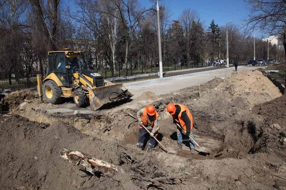 В Запорожье вскоре завершат реконструкцию проспекта (ФОТО)