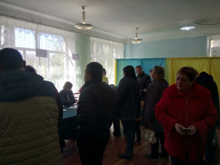 В Запорожской области наблюдается ажиотаж на избирательных участках (ВИДЕО, ФОТО)