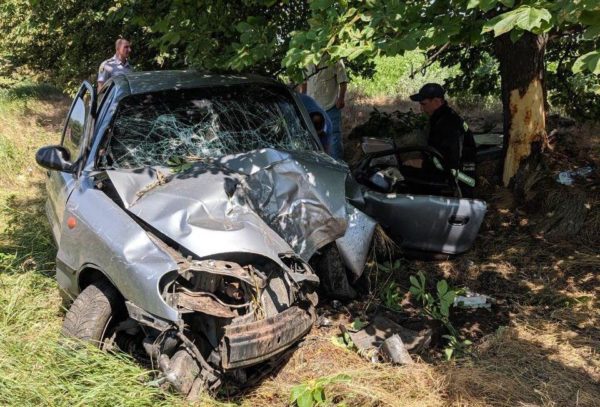 Водитель в Запорожской области оказался в ловушке внутри изувеченного авто (ФОТО)