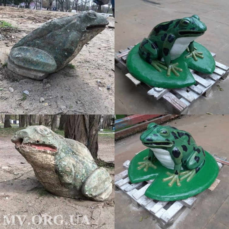 В Запорожской области позеленели лягушки (ФОТО)