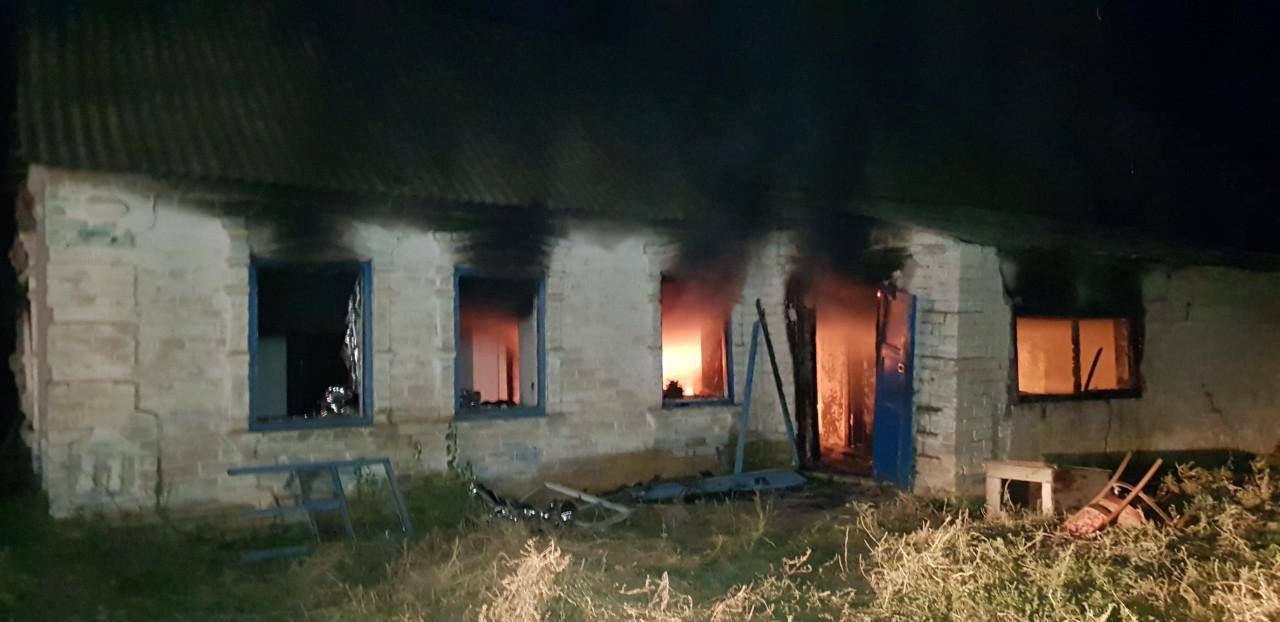 В Запорожской области мужчина сгорел в собственном доме (ФОТО)
