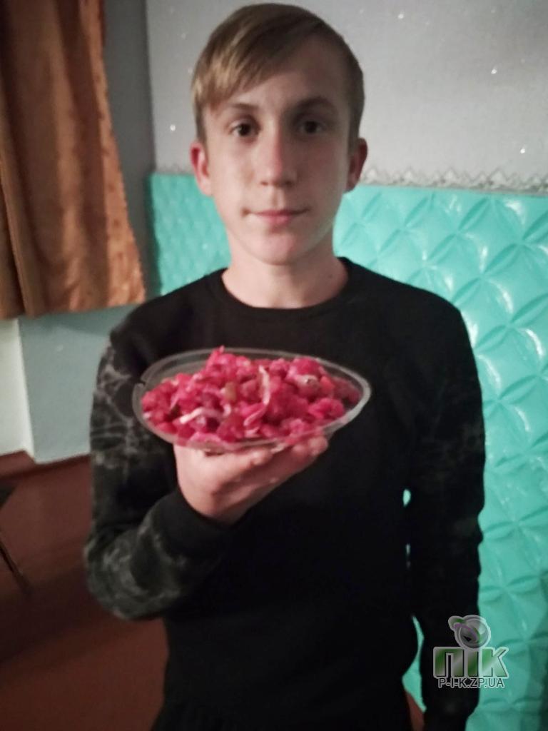 "Вкусный" рекорд: в Запорожской области студенты съели 10 килограмм винегрета за 2 минуты (ФОТО)
