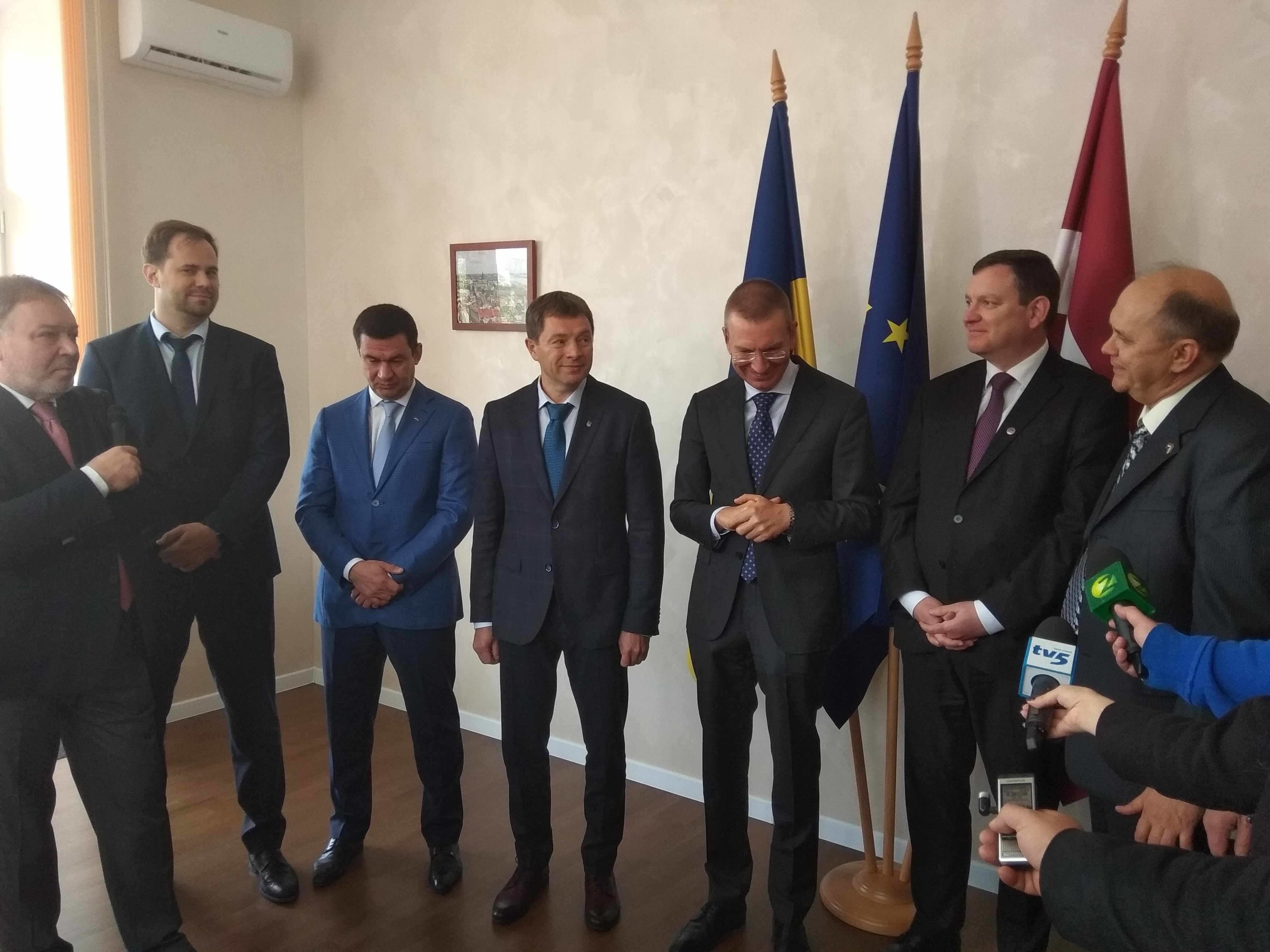 В Запорожье торжественно открыли консульство Латвийской Республики