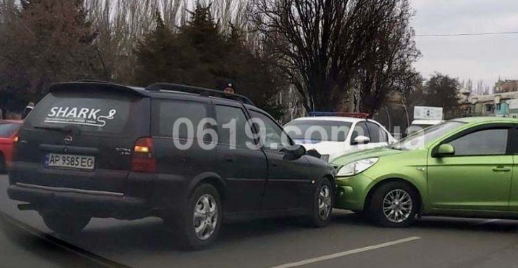 В Запорожской области водитель такси с пассажиром попал в ДТП (ФОТО)