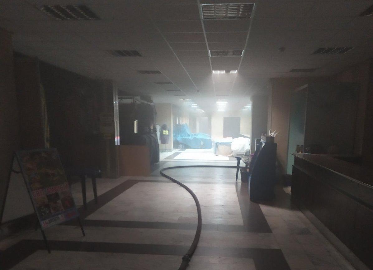 В ДК "Днепроспецсталь" загорелся выставочный зал с животными (ФОТО)