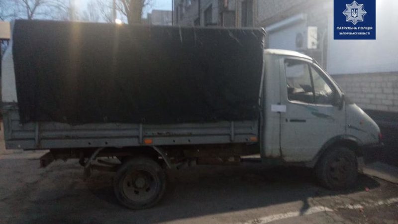 В Запорожье за рулём грузовика заметили "умершего" водителя (ФОТО)