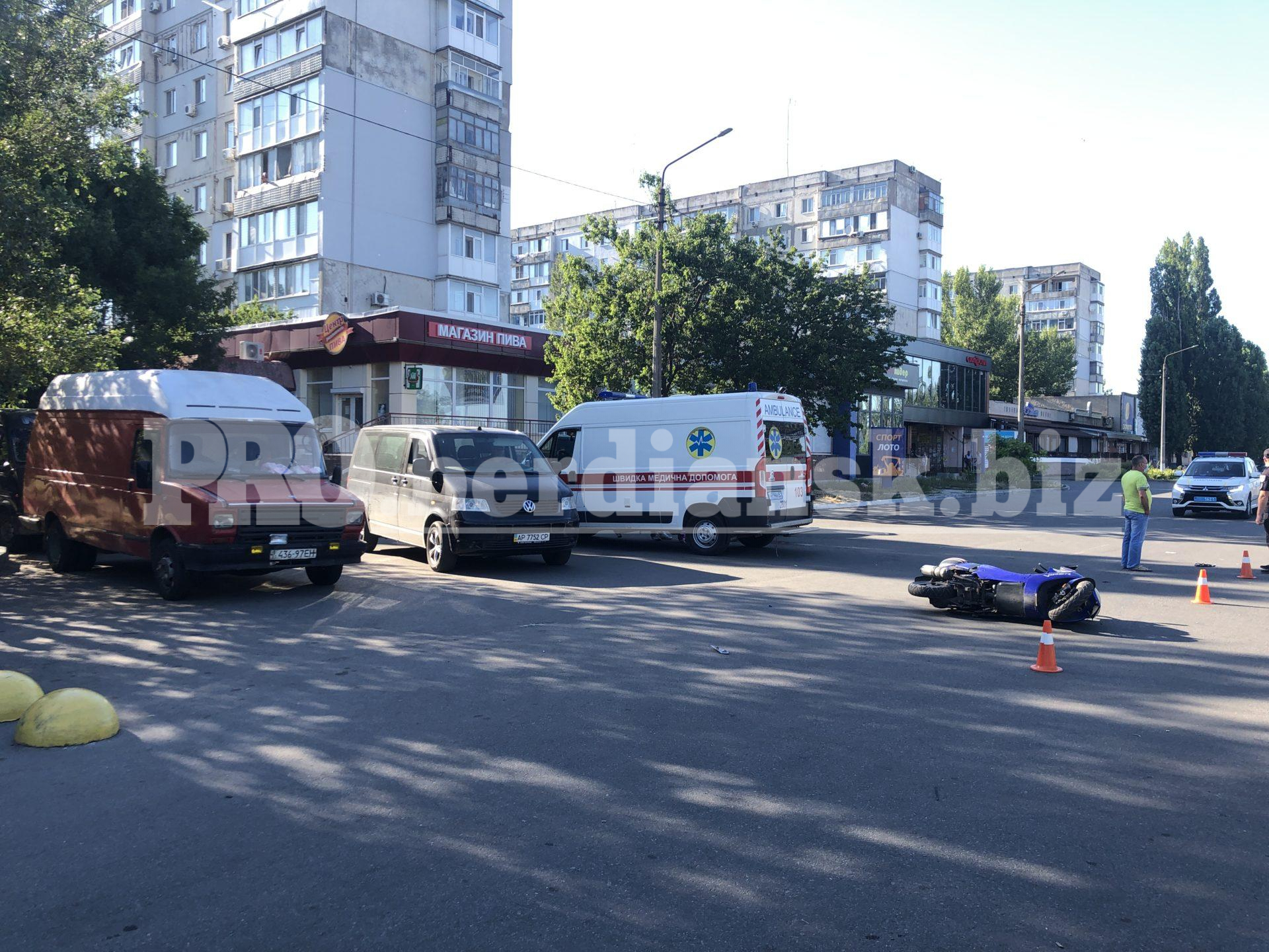 В Запорожской области водитель мопеда наехал на ребёнка (ФОТО)