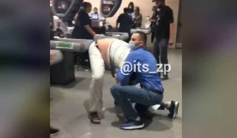 В запорожском супермаркете конфликт из-за маски перерос в драку: подробности и ВИДЕО