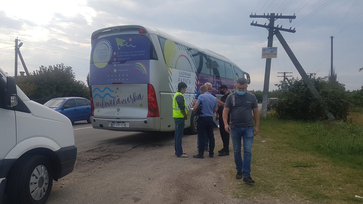 В Запорожской области начали массовую проверку междугородних автобусов (ФОТО)