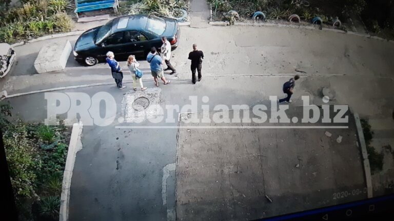 В Запорожской области неизвестный ночью облил кислотой авто (ВИДЕО-ФОТО)