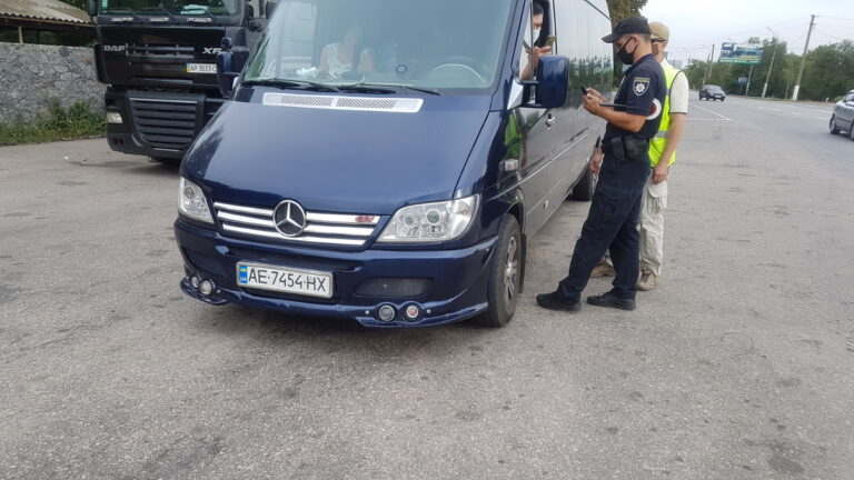 В Запорожской области провели массовую проверку междугородних автобусов (ФОТО)