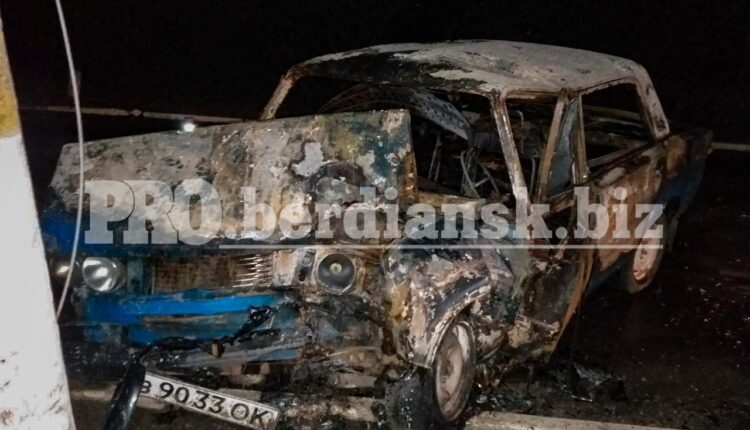 Жуткое ДТП в Запорожской области: водитель сгорел заживо в машине (ФОТО)