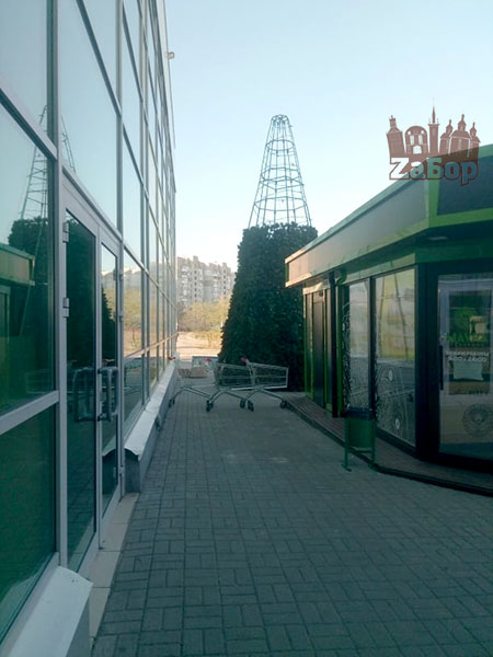 В Запорожье начали устанавливать новогодние елки (ФОТО)