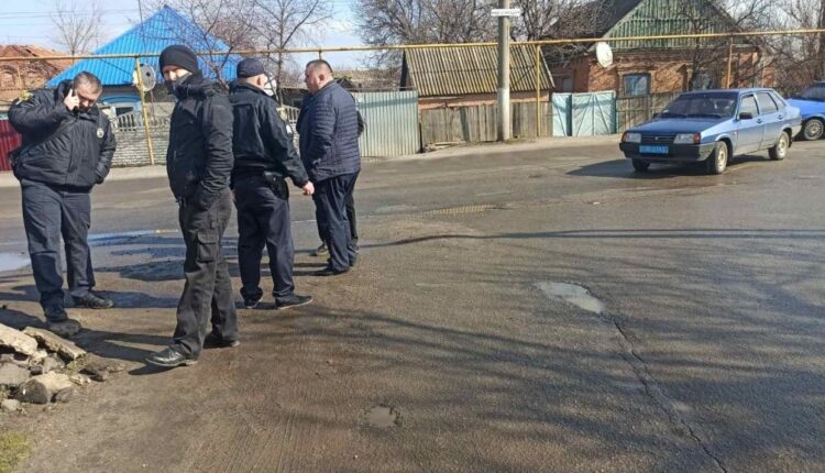 В Запорожской области перевернулся автомобиль полицейских (ВИДЕО)