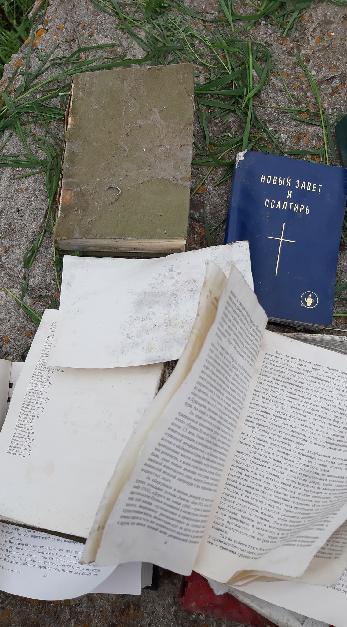 Новый завет и Псалтырь: жительнице Акимовки под дом подбросили странные книги (ФОТО)