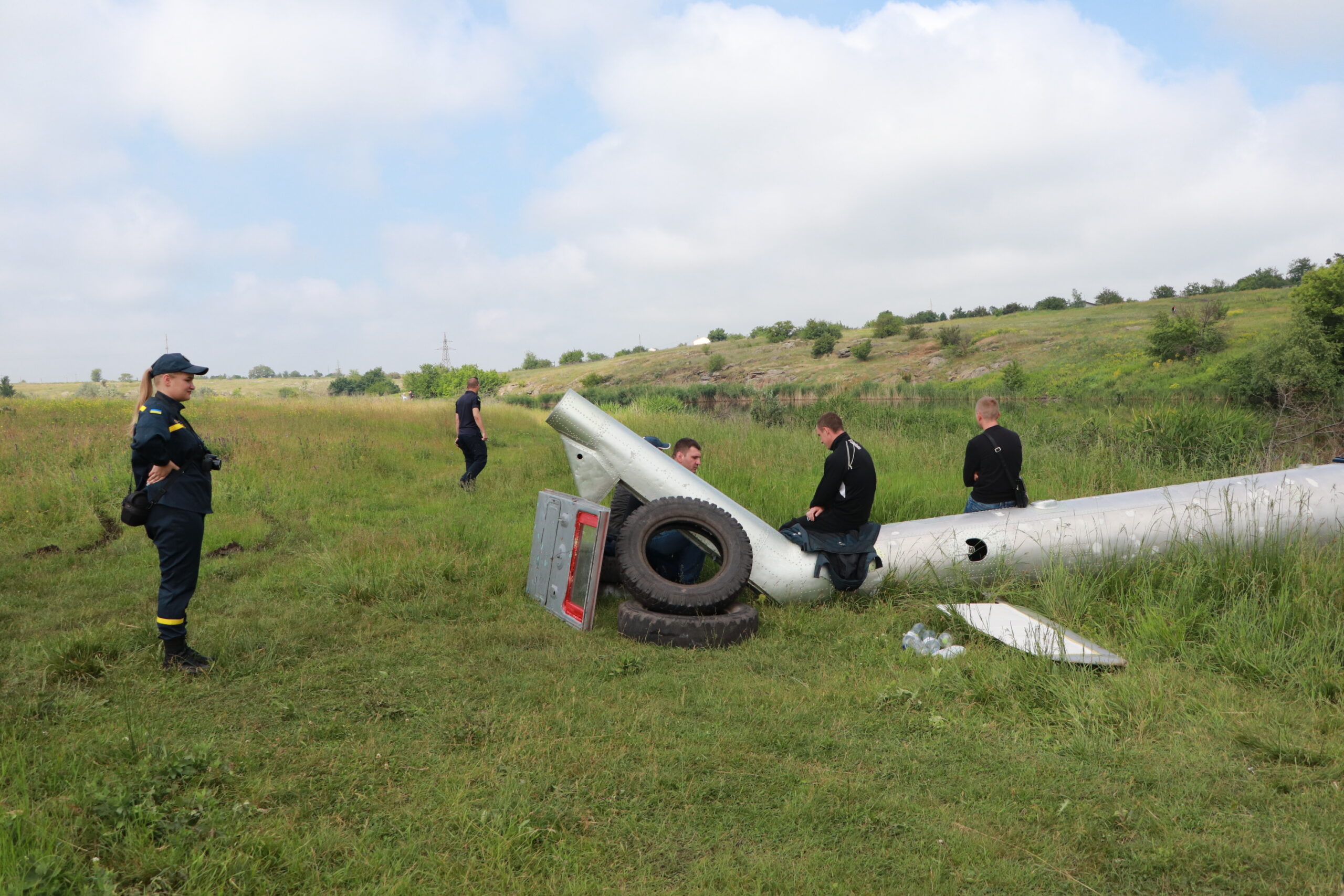 Масштабные учения в Запорожской области: вблизи запорожского аэропорта разбился вертолет (ФОТО)