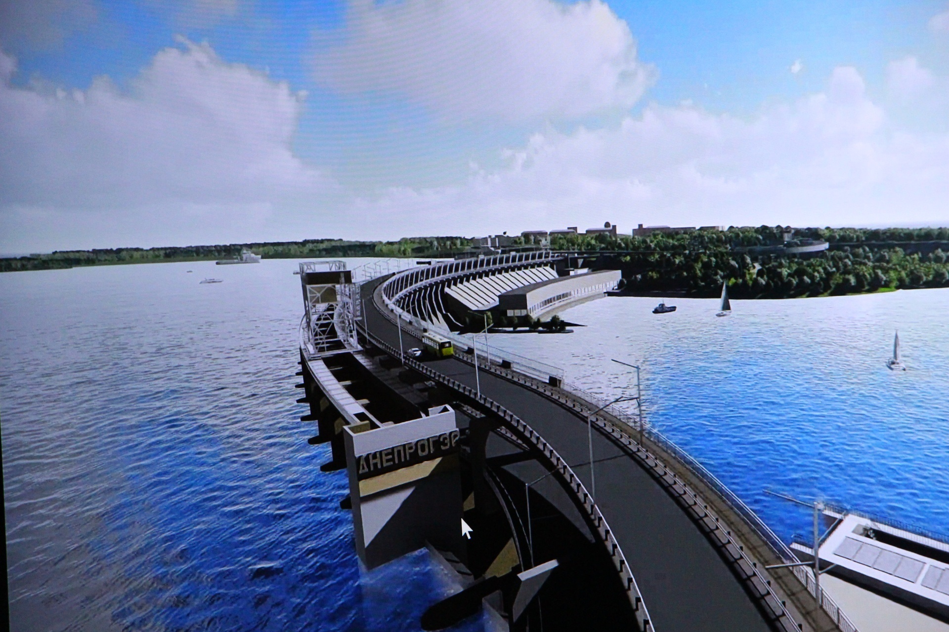 На Запорожской ГЭС планируют провести реконструкцию: как будет выглядеть плотина (ФОТО)