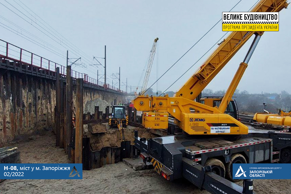 Строительство мостов в Запорожье: в сети показали, как будет выглядеть новый железнодорожный путепровод (ВИДЕО, ФОТО)